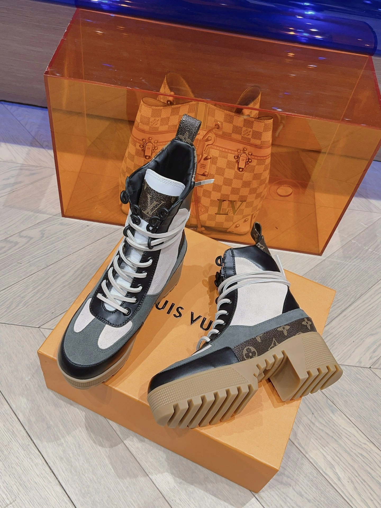 COCO-- 8V 1AAP89 Cowhide Heel height 7cm Waterproof 3.5cm item:D-X000F1913S